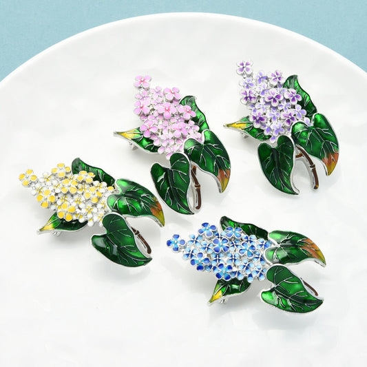 Elderflower brooch