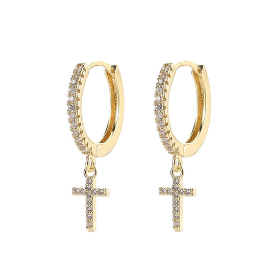 Cross earrings