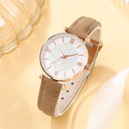 Women's watch with a minimalist motif