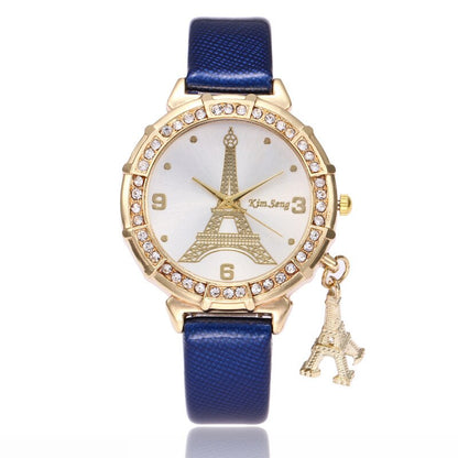 Ladies watch with Eiffel Tower motif