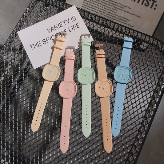 Minimalist silicone ladies watch